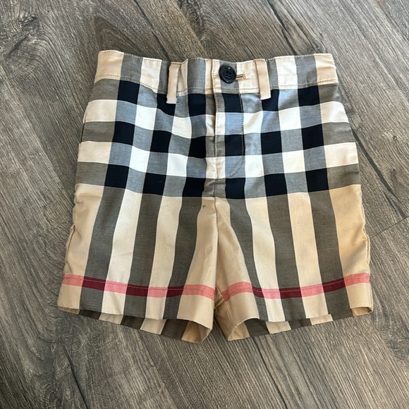 Kids Boys Burberry Beige Vintage Check Shorts 2Y - Picture 3 of 11